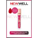 New Well Studio Make Over 24H Matte Lıquid Lipstick No.01 & Makyaj Süngeri Hediye