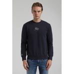 New World 22FWM60129 Bisiklet Yaka Lacivert Erkek Sweatshirt