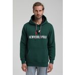 New World 22FWM64032 Koyu Yeşil Erkek Sweatshirt