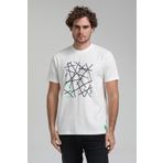 New World 23SSM20285 Ekru Polo Bisiklet Yaka Regular Custom Erkek T-shirt