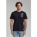 New World 23SSM20299 Lacivert Polo Bisiklet Yaka Regular Erkek T-shirt