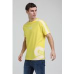 New World 23SSM20324 Sarı Polo Bisiklet Yaka Slim Fit Erkek T-shirt
