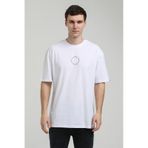 New World 23SSM20333 Beyaz Polo Bisiklet Yaka Slim Fit Erkek T-shirt