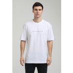 New World 23SSM20334 Beyaz Polo Bisiklet Yaka Slim Fit Erkek T-shirt