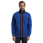 New World Polo Dik Yaka Saks Slim Fit Full-Zip Sweatshirt 22FWM64038