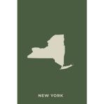 NEW YORK ADIRONDACK MOSS – Premium Lined Journal | 6" x 9" | Soft Cover | 120+ Pages – Bold State-Inspired Design: A High-Quality State Notebook – Ideal for School, Work, or Everyday Notes