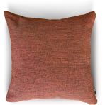 New York Reddish Dokulu Düz Dekoratif Kırlent/Yastık Kılıfı 45x45 cm,%100 Polyester Döşemelik Kumaş