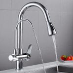 Newarc 150589SP Gümüş Spiralli Arıtma Su Girişli Evye Bataryası