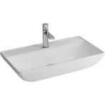 Newarc 40x70x13.5 cm Tezgah Üstü Domino Batarya Delikli Lavabo