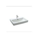 Newarc 5022 Aqua Etajer Uyumlu Beyaz Lavabo 50 Cm