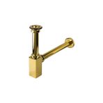 Newarc 760521G Corner Süzgeçli Altın Lavabo Sifonu