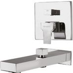 Newarc 941131 Valfli Gagalı Aqua Gri Ankastre Banyo Bataryası