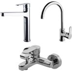Newarc 971531 Domino Banyo Lavabo Batarya Set