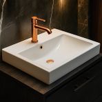 Newarc Aqua Beyaz Delikli Lavabo 60x46 Cm AQU.L.060