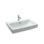 Newarc Aqua Etajer Delikli Uyumlu Lavabo 60 Cm 5022 Beyaz
