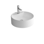 Newarc Batarya Delikli Tezgah Üstü Lavabo - Beyaz