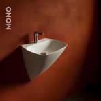 Newarc Mono Monoblok Beyaz Delikli Lavabo 50 Cm 3818
