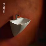 Newarc Mono Monoblok Beyaz Delikli Lavabo 50X46 Cm 3818 (Mod.l050)