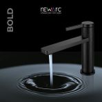 NEWARC NEWA000573 Newarc Bold Çanak Tipi Lavabo Bataryası Siyah 910001B