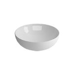 Newarc Newart Oval Tezgâh Üstü Batarya Deliksiz Beyaz Lavabo 42x42 Cm 5010 (new.l042)