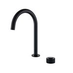 Newarc Step 2 Siyah Delikli Çanak Tipi Lavabo Bataryası
