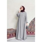 Neways 6657-BÜZGÜLÜ Sallaş Elbise Gri - 38