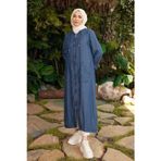 Neways -kapşonlu Fermuarlı Tunik Koyu Mavi 6475