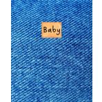 Newborn Baby Daily Care Notebook – 50-Day Logbook for Feedings, Diapers & Notes: Perfect for Parents & Caregivers to Track Daily Baby Care, and Write ... or Things to Remember, Denim Vintage