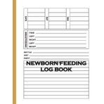 Newborn Feeding Logbook: Baby's daily tracker for newborn's diaper changes, feedings, sleeping and baby health notebook. Peach Stripe Tracker for ... Journal, Sleeping and Baby Health Notebook