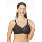 Newbra Lıngerıe Kadın Tül Detay Toparlayıcı Sütyen | Siyah 706