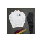 NewCabin Unisex Bmw Baskılı Yarım Fermuarlı Sweatshirt-eşofman Altı 2’li Set