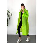 Newdaki Kadın ve Erkek Yağmurluk %100 Eva Çıtçıtlı Kapüşonlu Yeşil Renk - Tek Beden