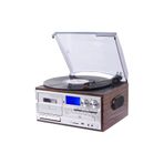newdaki Nostaljik Pikap Kaset CD Çalar Bluetoothlu Kumandalı Radyo Mp3 USB 33-45-78 lik Plakla