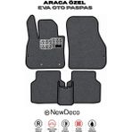 NewDeco Seat Arona Kj7 2017 ve Sonrası Yeni Nesil Hücreli Eva Paspas Takımı Fs - Füme - Siyah