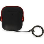 Newface Airpods 2 (2.nesil) Cool Kılıf - Siyah-Kırmızı Drstr