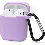 Newface Airpods 2 (2.nesil) Sert Silikon Kılıf - Lila Drstr