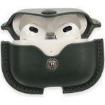 Newface Apple AirPods 3 (3.nesil) Çanta Deri Kılıf - Haki Yeşil Gnzrz