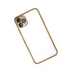 Newface Apple İphone 11 Pro Kılıf Razer Lensli Silikon - Gold
