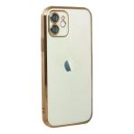 Newface Apple İphone 12 Kılıf Razer Lensli Silikon - Gold