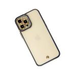 Newface Apple İphone 12 Pro Max Kılıf Liva Lens Silikon - Mavi