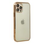 Newface Apple İphone 12 Pro Max Kılıf Razer Lensli Silikon - Gold
