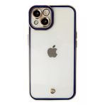 Newface Apple İphone 14 Plus Kılıf Liva Lens Silikon - Mavi