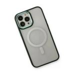 Newface Apple İphone 14 Pro Max Kılıf Room Magneticsafe Silikon - Köknar Yeşili