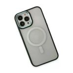 Newface Apple İphone 15 Pro Kılıf Room Magneticsafe Silikon - Köknar Yeşili
