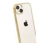 Newface Apple iPhone 15 Razer Lensli Silikon - Gold