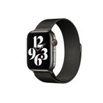 Newface Apple Watch 38 mm Siyah Metal Mıknatıslı Kordon