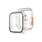 NewFace Apple Watch 40mm Watch 49mm Kasa Dönüştürücü ve Ekran Koruyucu - Şeffaf DRSTR