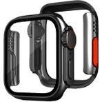 NewFace Apple Watch 40mm Watch 49mm Kasa Dönüştürücü ve Ekran Koruyucu - Siyah DRSTR
