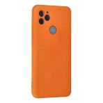 Newface General Mobile Gm 21 Nano İçi Kadife Silikon Turuncu Cep Telefonu Kılıfı