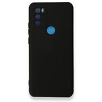 Newface General Mobile GM 21 Plus Nano İçi Kadife Silikon Mor Cep Telefonu Kılıfı